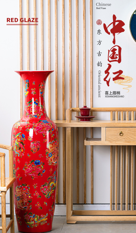 Large Chinese Hand Painted Dragon Ceramic Blue and White Porcelain Floor Vases
