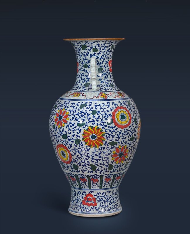 Large Chinese Hand Painted Dragon Ceramic Blue and White Porcelain Floor Vases