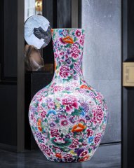 Large Chinese Hand Painted Dragon Ceramic Blue and White Porcelain Floor Vases