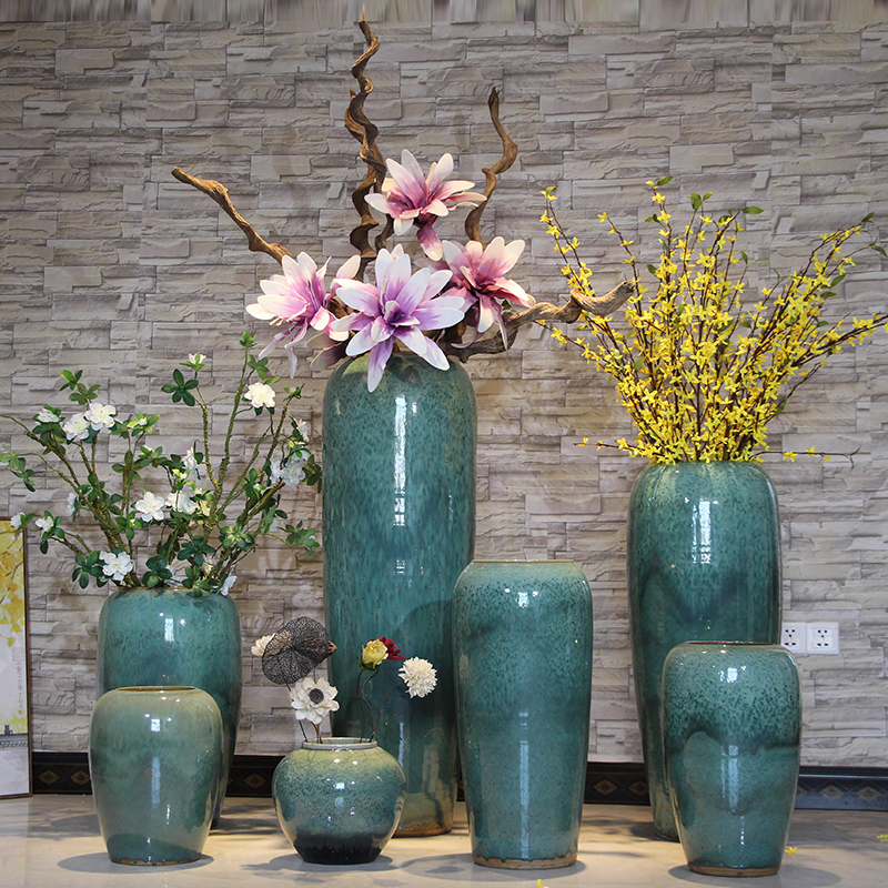 HIGH temperature fired porcelain luxury large outdoor decorative vases