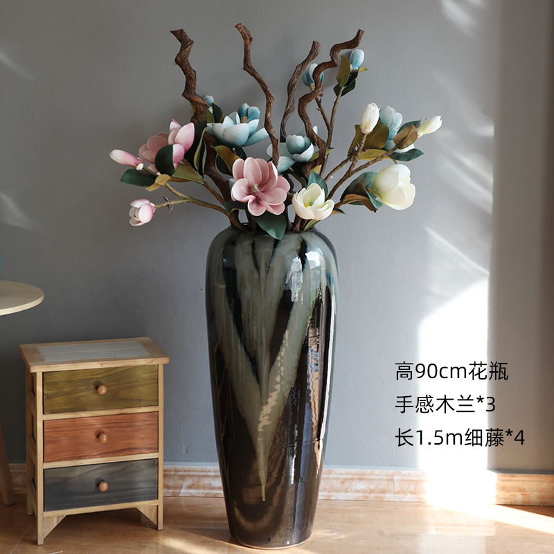 HIGH temperature fired porcelain luxury large outdoor decorative vases