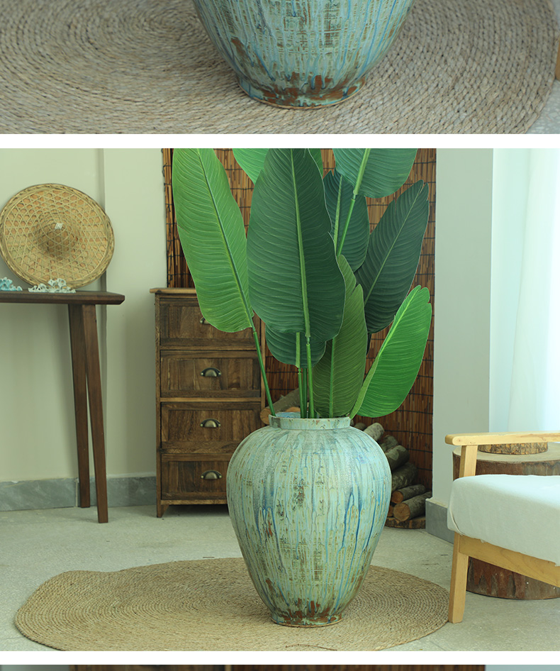 HIGH temperature fired porcelain luxury large outdoor decorative vases