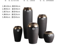 HIGH temperature fired porcelain luxury large outdoor decorative vases