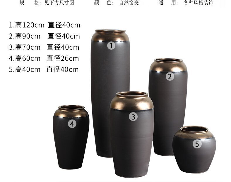 HIGH temperature fired porcelain luxury large outdoor decorative vases