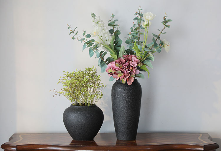 HIGH temperature fired porcelain luxury large outdoor decorative vases