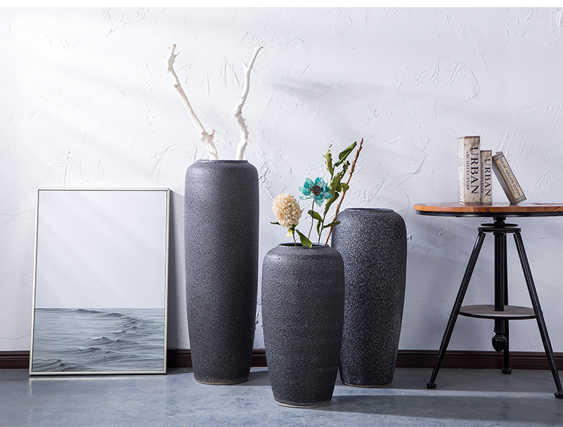 HIGH temperature fired porcelain luxury large outdoor decorative vases