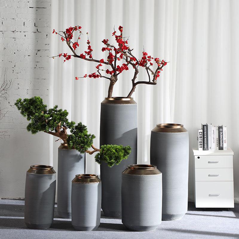 HIGH temperature fired porcelain luxury large outdoor decorative vases
