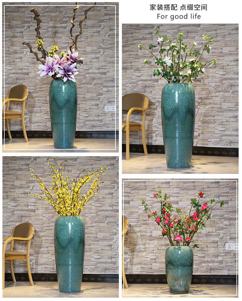 HIGH temperature fired porcelain luxury large outdoor decorative vases