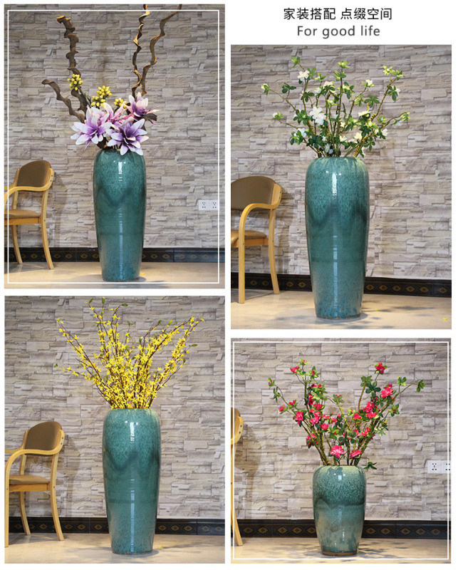 HIGH temperature fired porcelain luxury large outdoor decorative vases