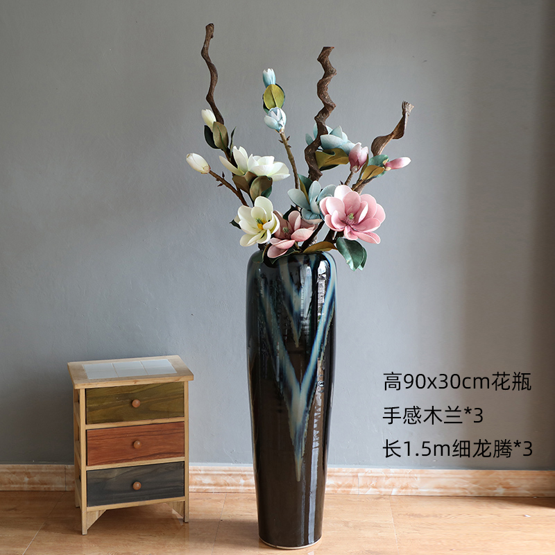 HIGH temperature fired porcelain luxury large outdoor decorative vases
