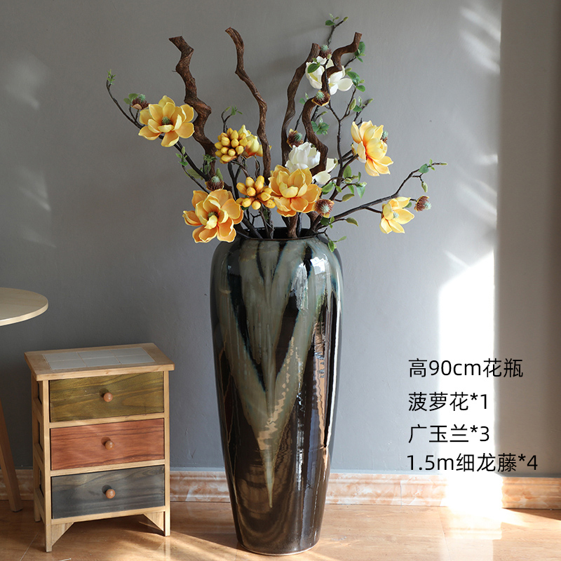 HIGH temperature fired porcelain luxury large outdoor decorative vases