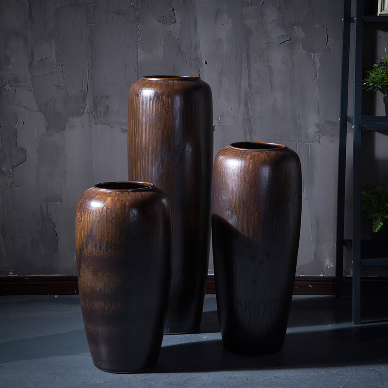 HIGH temperature fired porcelain luxury large outdoor decorative vases