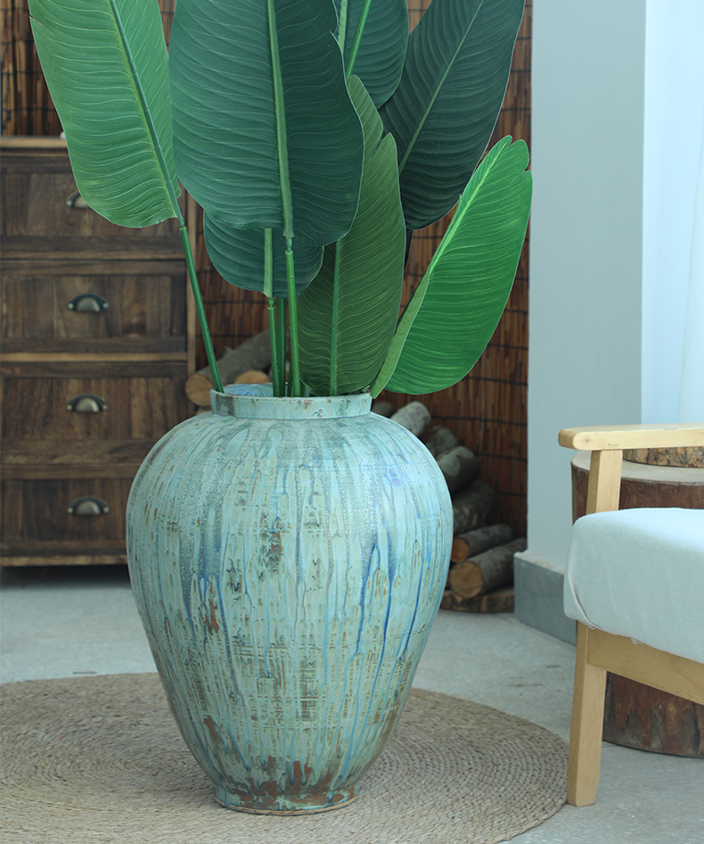 HIGH temperature fired porcelain luxury large outdoor decorative vases