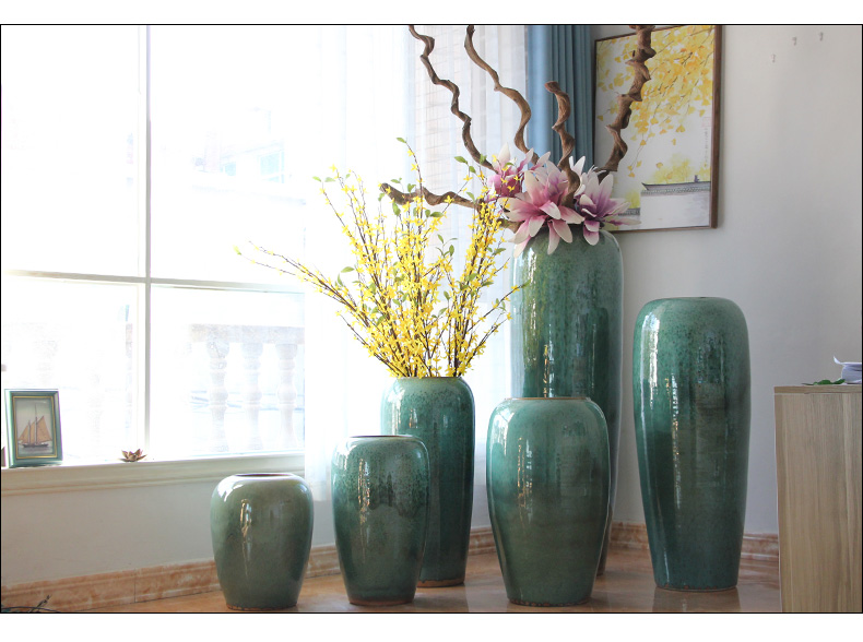 HIGH temperature fired porcelain luxury large outdoor decorative vases