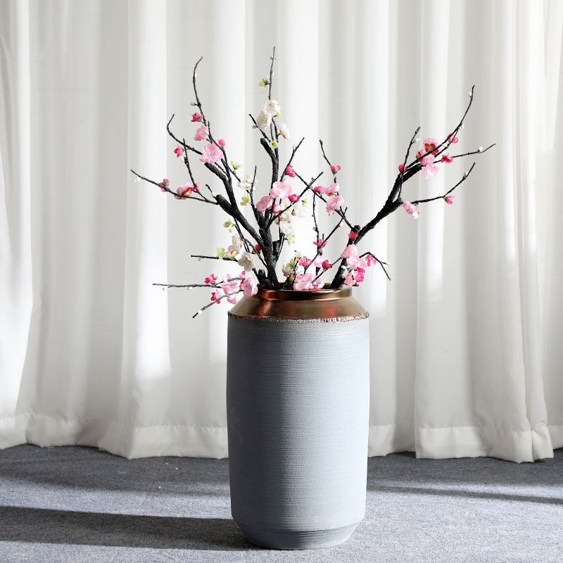 HIGH temperature fired porcelain luxury large outdoor decorative vases