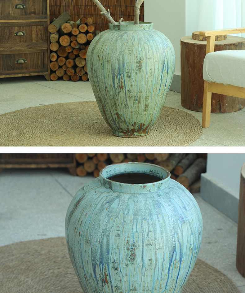 HIGH temperature fired porcelain luxury large outdoor decorative vases