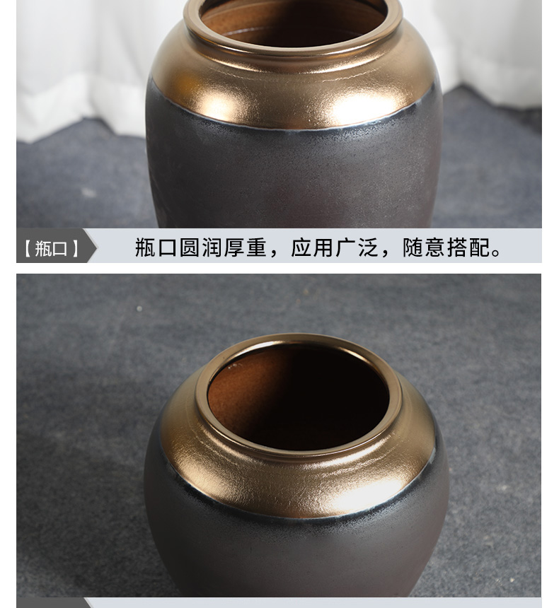 HIGH temperature fired porcelain luxury large outdoor decorative vases