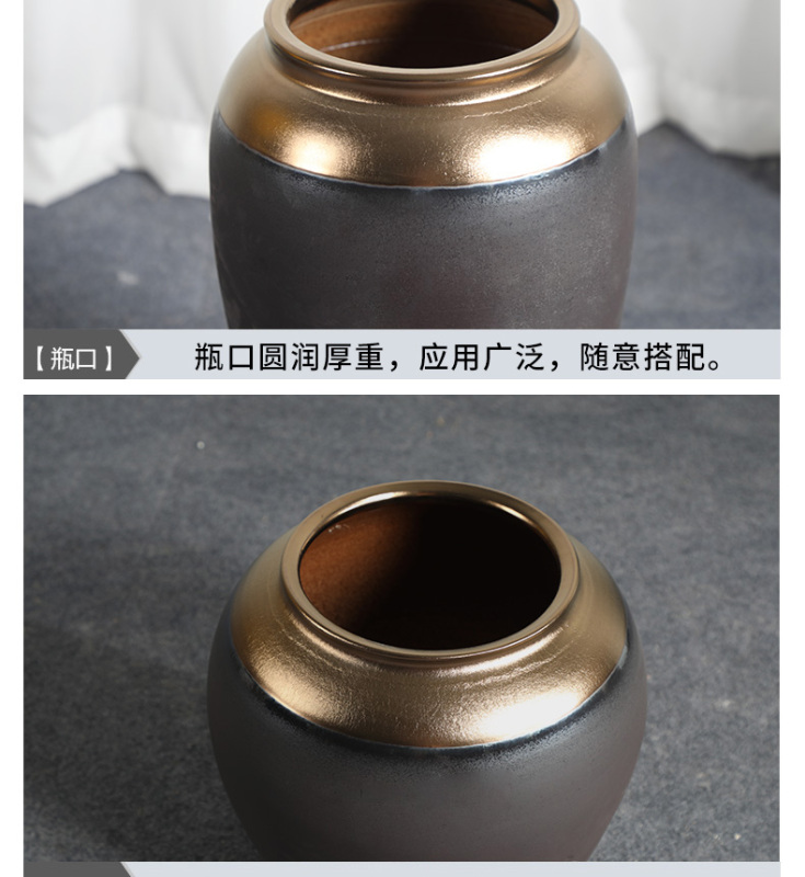 HIGH temperature fired porcelain luxury large outdoor decorative vases