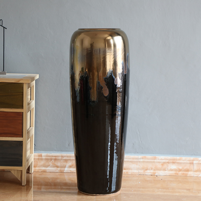 HIGH temperature fired porcelain luxury large outdoor decorative vases