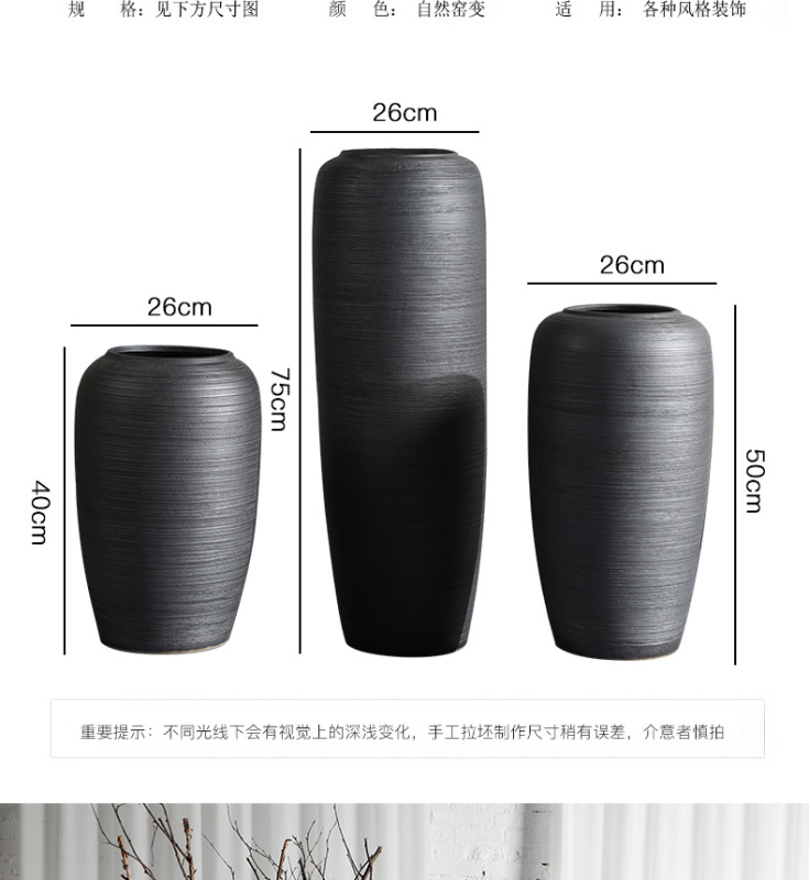 HIGH temperature fired porcelain luxury large outdoor decorative vases