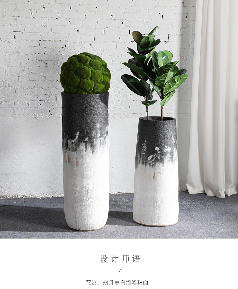 HIGH temperature fired porcelain luxury large outdoor decorative vases