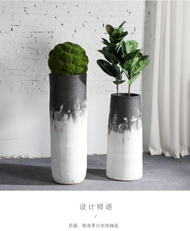HIGH temperature fired porcelain luxury large outdoor decorative vases