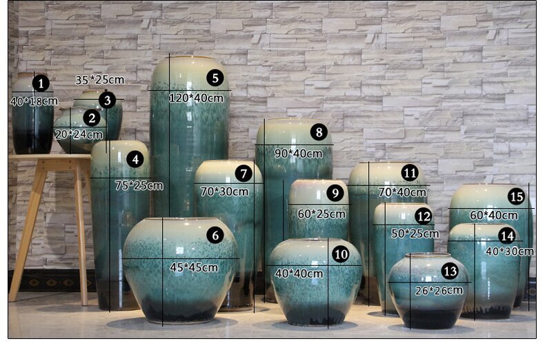 HIGH temperature fired porcelain luxury large outdoor decorative vases
