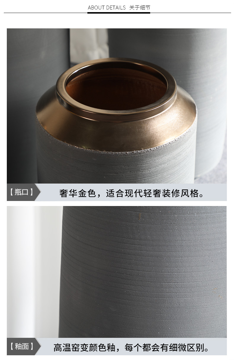 HIGH temperature fired porcelain luxury large outdoor decorative vases