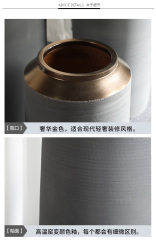 HIGH temperature fired porcelain luxury large outdoor decorative vases