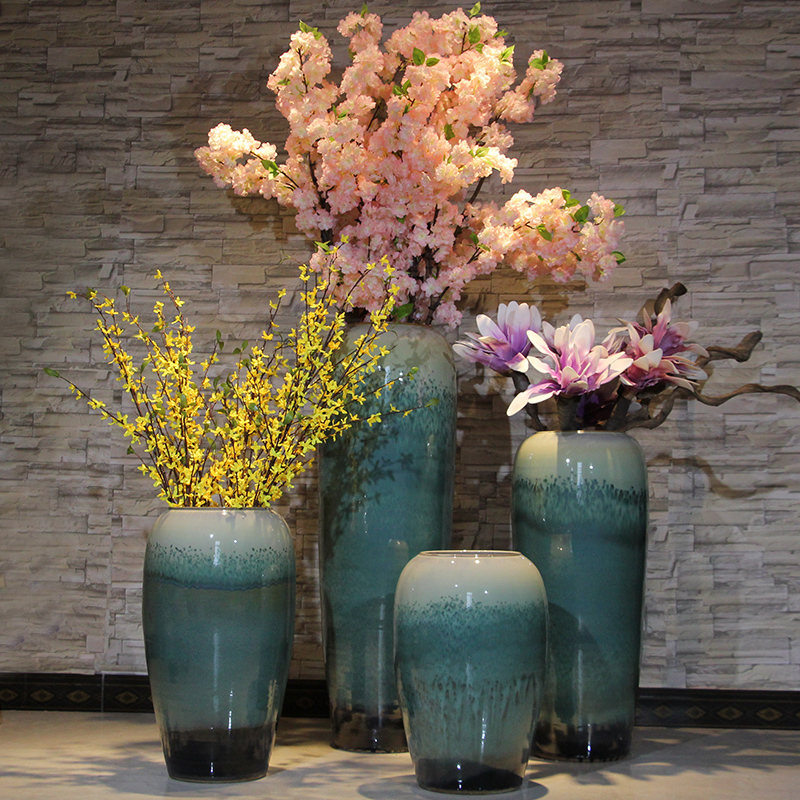 HIGH temperature fired porcelain luxury large outdoor decorative vases