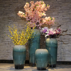 HIGH temperature fired porcelain luxury large outdoor decorative vases
