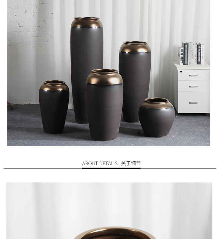 HIGH temperature fired porcelain luxury large outdoor decorative vases