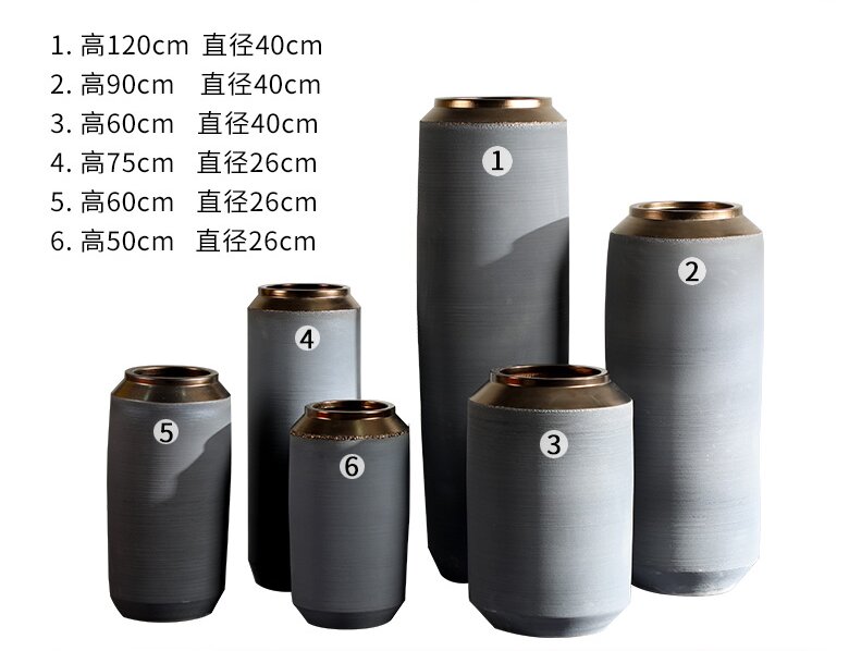 HIGH temperature fired porcelain luxury large outdoor decorative vases