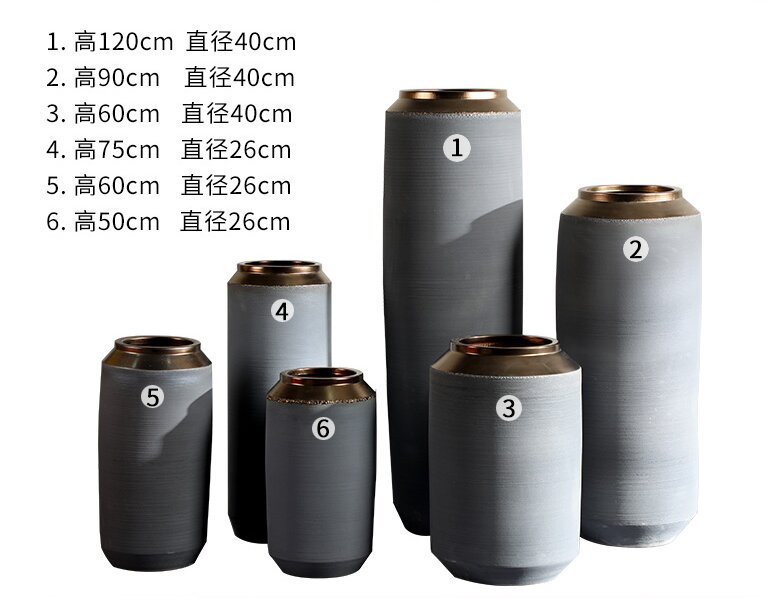 HIGH temperature fired porcelain luxury large outdoor decorative vases