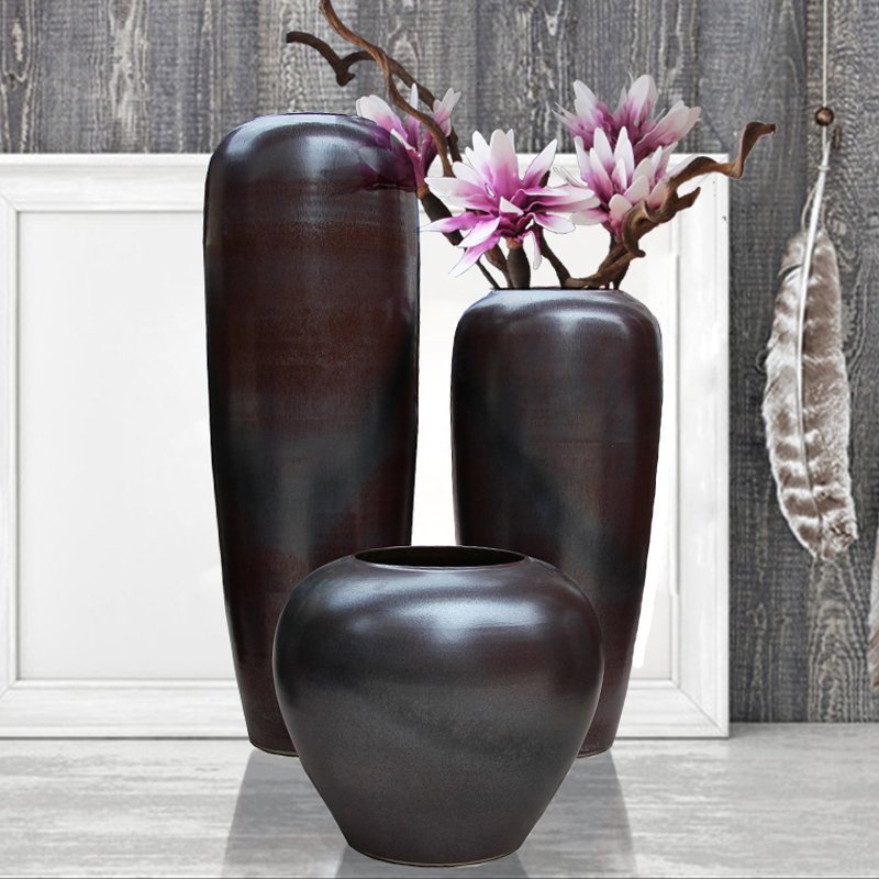 HIGH temperature fired porcelain luxury large outdoor decorative vases