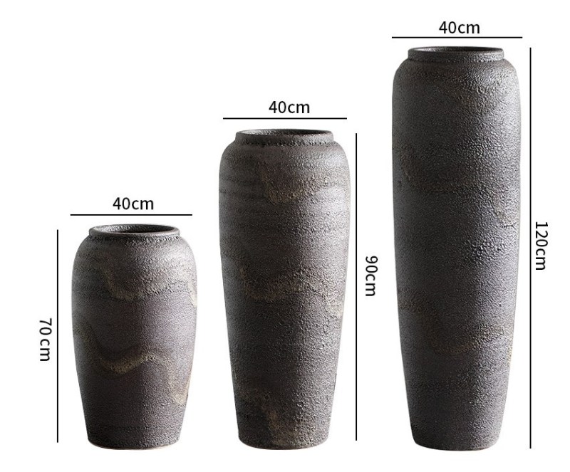 HIGH temperature fired porcelain luxury large outdoor decorative vases