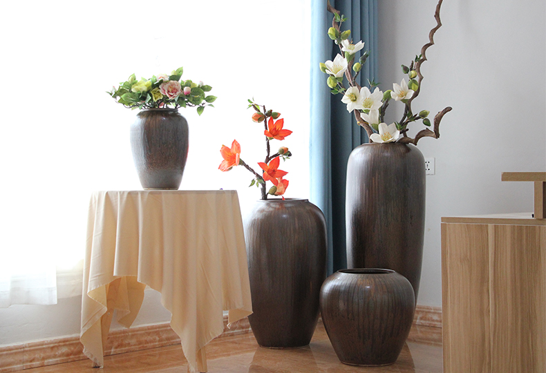 HIGH temperature fired porcelain luxury large outdoor decorative vases