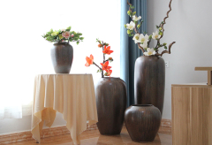 HIGH temperature fired porcelain luxury large outdoor decorative vases