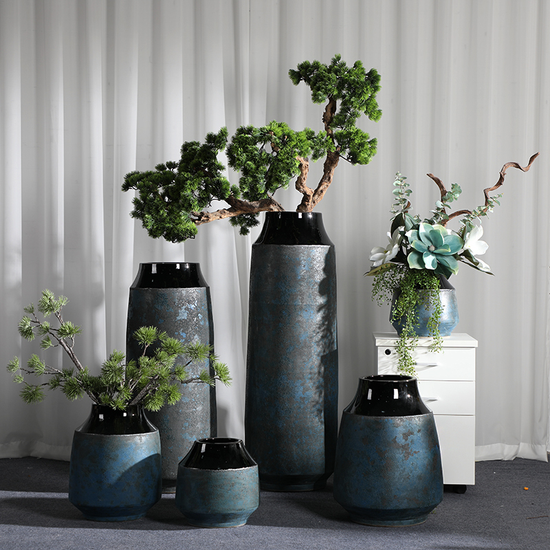 HIGH temperature fired porcelain luxury large outdoor decorative vases