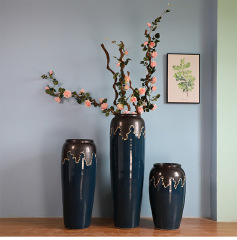 HIGH temperature fired porcelain luxury large outdoor decorative vases