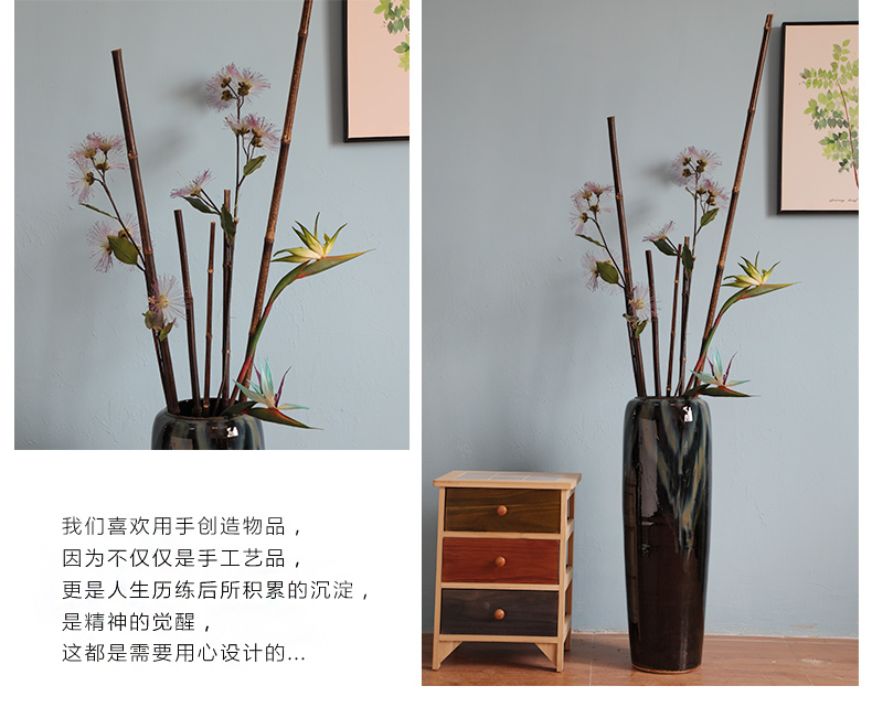 HIGH temperature fired porcelain luxury large outdoor decorative vases