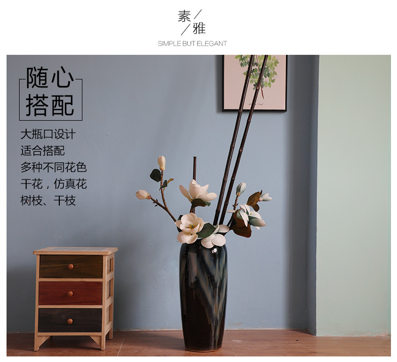 HIGH temperature fired porcelain luxury large outdoor decorative vases