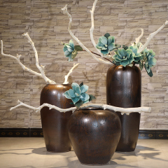 HIGH temperature fired porcelain luxury large outdoor decorative vases