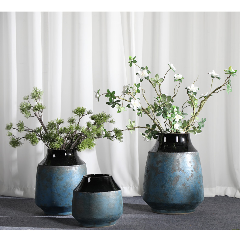 HIGH temperature fired porcelain luxury large outdoor decorative vases