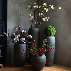 HIGH temperature fired porcelain luxury large outdoor decorative vases