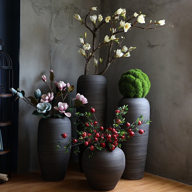 HIGH temperature fired porcelain luxury large outdoor decorative vases