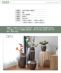 HIGH temperature fired porcelain luxury large outdoor decorative vases