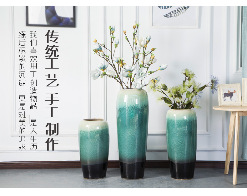 HIGH temperature fired porcelain luxury large outdoor decorative vases