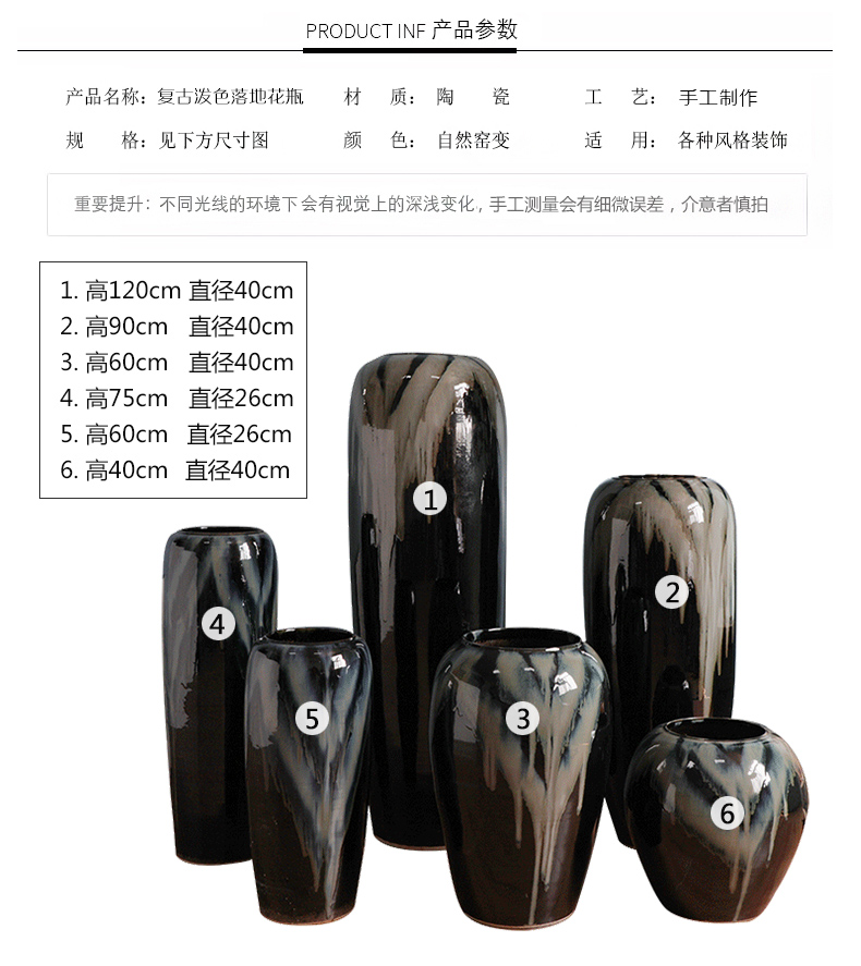 HIGH temperature fired porcelain luxury large outdoor decorative vases