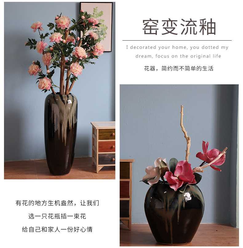HIGH temperature fired porcelain luxury large outdoor decorative vases